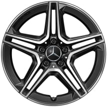 AMG 18 inch velgenset A-Klasse A35 AMG W177 zwart | A1774014000 7X23-B