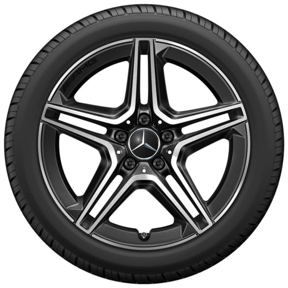 AMG 18 inch velgenset A-Klasse A35 AMG W177 zwart | A1774014000 7X23-B