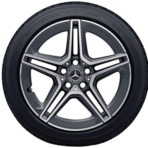 Set di cerchi AMG 18 pollici Classe A A35 AMG W177 tremolitgrau | A1774013800 7X44-B