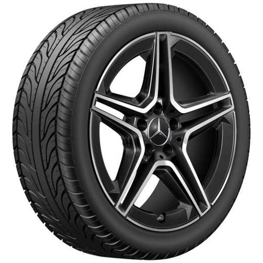 Juego de llantas AMG 18 pulgadas Clase A A35 AMG W177 negro | A1774014000 7X23-B
