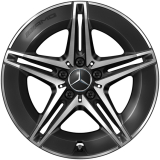 Juego de llantas AMG 18 pulgadas C-Klasse W206/S206 negro llanta original Mercedes-Benz