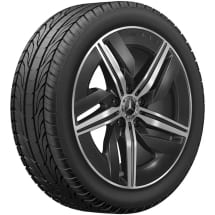 AMG 18 Zoll Felgen CLA C174 5-Speichen schwarz glanzgedreht | A1744011200/1300 7X23