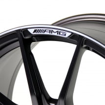 19 / 20 inch AMG GT R velgenset mat zwart | A1904011300/1400-7X71