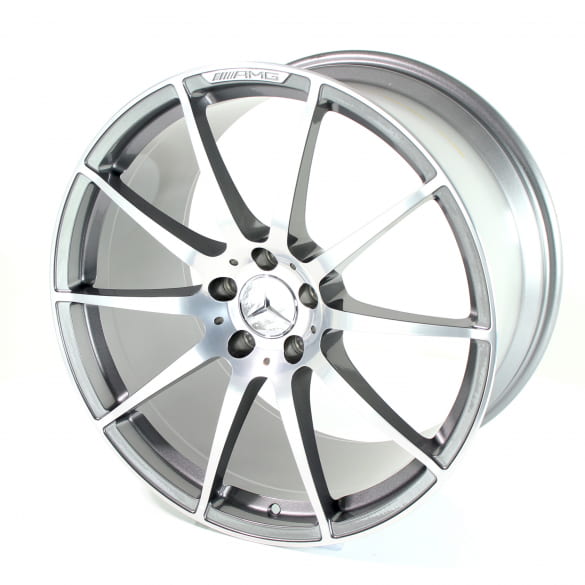 AMG 19 / 20 inch velgenset 10-spaaks AMG GT / S titaangrijs Original Mercedes-AMG