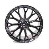 Set di cerchi AMG 19 / 20 pollici a razze incrociate AMG GT / GT S nero opaco Original Mercedes-AMG
