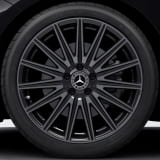 AMG 19 inch velgen CLA C174 veelspaaks donker platina glans