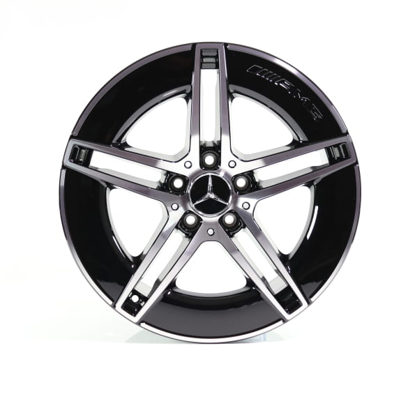 AMG 19 inch velgen E-Klasse S214 T-Modell zwart 5-dubbel spa | A21440103000/0400 7X23-S214