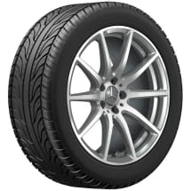 AMG 19 inch velgen set SL 43 AMG R232 10-spaaks titangrijs | A2324011700/-1800 7X21