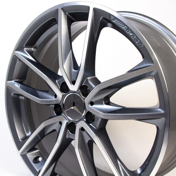AMG 19 inch A-Klasse W177 velgenset titangrijs 5-dubbele sp  | A17740117007X21-B