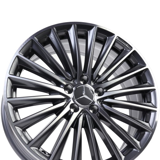 AMG 19 inch velgen C-Klasse 206 titangrijs Original Mercedes | A20640119002000 7X21