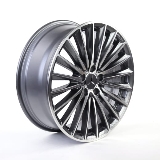 AMG 19 inch velgen C-Klasse 206 titangrijs Original Mercedes | A20640119002000 7X21