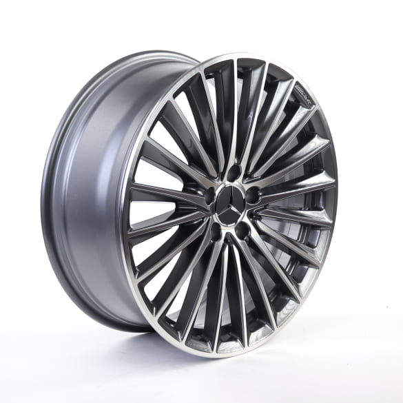 AMG 19 inch velgen C-Klasse 206 titangrijs Original Mercedes | A20640119002000 7X21