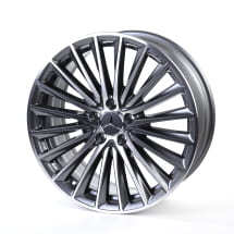 AMG 19 inch velgen C-Klasse 206 titangrijs Original Mercedes | A20640119002000 7X21