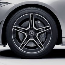 AMG 19 inch 5-dubbelspaaks velgenset CLS C257 zwart origine  | A2574011500/1600-7X23