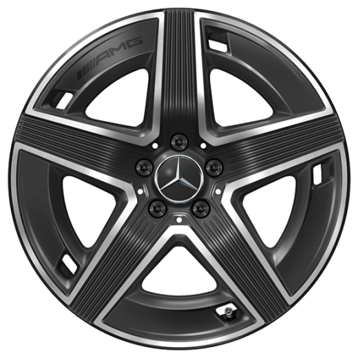 AMG 19 inch velgenset GLC Coupé C254 zwart 5-spaaks Origine# | A2544010400 7X23-C254