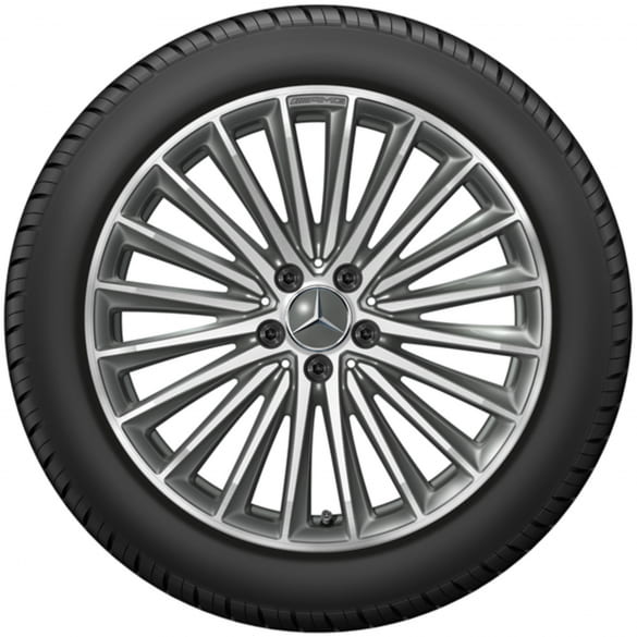 19 inch AMG SL R232 velgenset titaangrijs | A2324011900/2000 7X21