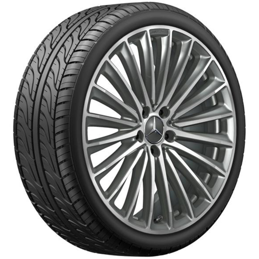 19 inch AMG SL R232 velgenset titaangrijs | A2324011900/2000 7X21