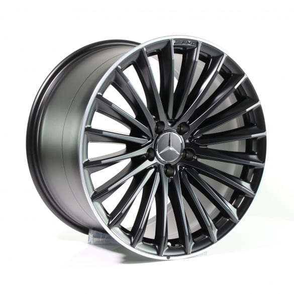 19 inch AMG SL R232 velgenset zwart mat | A2324011900/2000 7X71