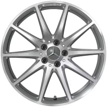 19 inch AMG SL R232 velgenset titangrijs | A2324011700/1800 7X21