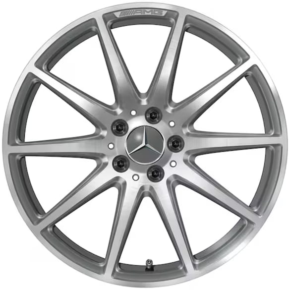 AMG 19 inch wheel set SL R232 multi-spokes titanium grey Genuine Mercedes-AMG
