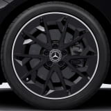 AMG 19-inch wheels CLA C174 5-twin-spoke black matt high-sheen