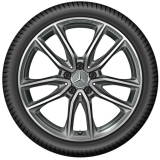 Pneumatici estivi AMG da 19 pollici a 5 doppi raggi Classe A 177 originali Mercedes-Benz