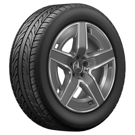 Set cerchi AMG 19 pollici GLC Coupé C254 grigio tantalio a 5 razze Original Mercedes-AMG | A2544010400 7Y51-C254