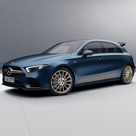 Jeu de jantes AMG 19 pouces multi-rayons A35 AMG W177 techgold mat Original Mercedes-Benz | A17740119001X62-B