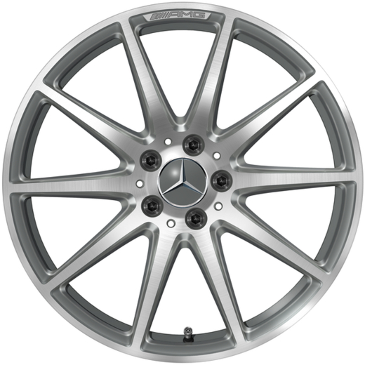 Jeu de jantes AMG 19 pouces SL 43 AMG R232 à 10 branches gris titane | A2324011700/-1800 7X21