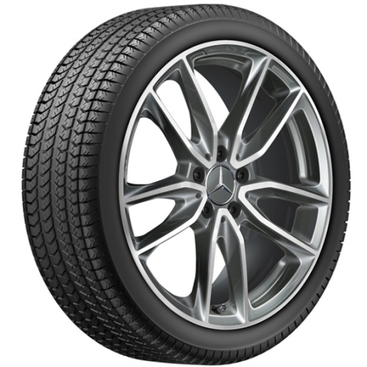 Pneus été AMG 19 pouces Classe A 177 Mercedes-Benz 5 doubles branches noir | A17740117007X21-Continental