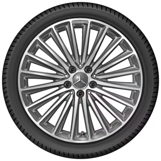Llantas AMG 19 pulgadas Clase C 206 híbrido gris titanio original Mercedes-Benz | A2064010101/-0201 7X21