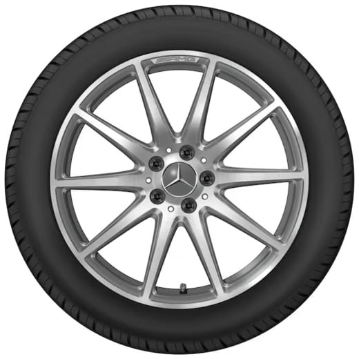 Juego de llantas AMG SL R232 19 pulgadas gris titanio | A2324011700/1800 7X21