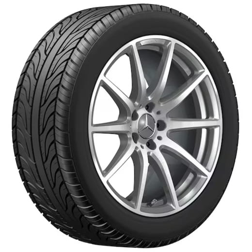 Juego de llantas AMG SL R232 19 pulgadas gris titanio | A2324011700/1800 7X21