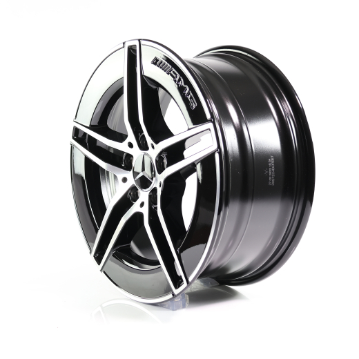 Llantas AMG 19 pulgadas E-Klasse S214 T-Modell negro 5 radios dobles | A21440103000/0400 7X23-S214