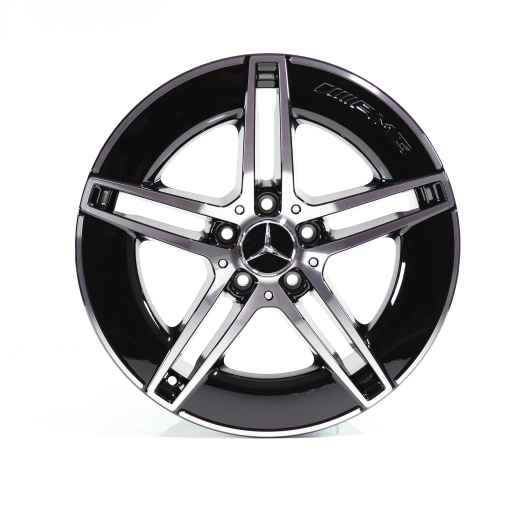 Llantas AMG 19 pulgadas E-Klasse S214 T-Modell negro 5 radios dobles | A21440103000/0400 7X23-S214