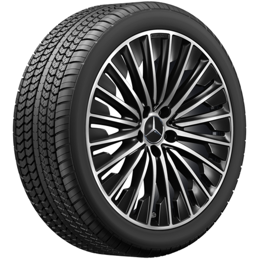 Llantas de invierno AMG 19 pulgadas CLE C236 coupé negras 5 radios Original Mercedes-Benz Pirelli | Q440141410950/60/70/80-C236