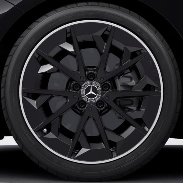 AMG 19 Zoll Felgen CLA C174 5-Doppelspeichen schwarz matt glanzgedreht