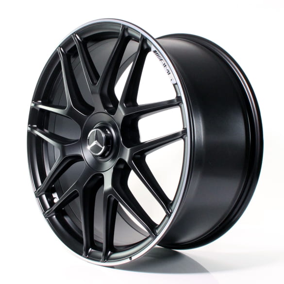 AMG 20 inch forged wheels S-Class Coupe C217 cross spokes black | A2224014200/4300-7X71-C217