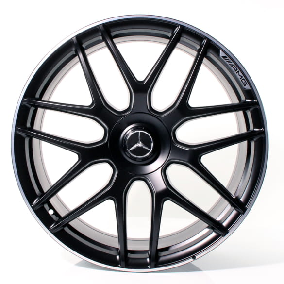 AMG 20 inch gesmede velgenset S-Klasse Coupé C217 kruisspaak zwart Origineel Mercedes-AMG