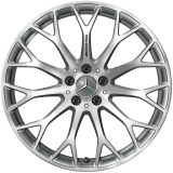 AMG 20 inch velgenset C63 S S206 T-model kruisspaaks titangrijs Origineel Mercedes-AMG