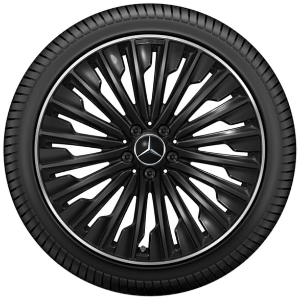 AMG 20 inch velgenset E-Klasse W214 Limousine zwart veelspa  | A2144010500/0600 7X72-W214