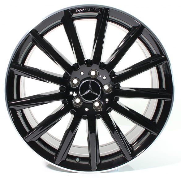 AMG 20 inch velgenset GLA H247 veelspaaks zwart hoogglansgedraaid Mercedes-Benz