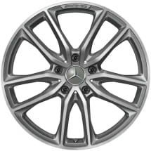 AMG 20 inch wheels set G-Class W465 titanium grey | A4634013900 7X21-W465