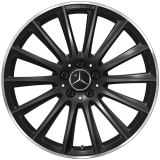 Set di cerchi AMG da 20 pollici S-Klasse W223 V223 multirazze nero originale Mercedes-AMG