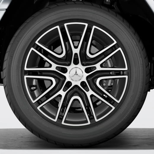 Jeu de jantes AMG 20 pouces G-Klasse W465 noir d'origine Mercedes-Benz | A4654012300 7X23-W465