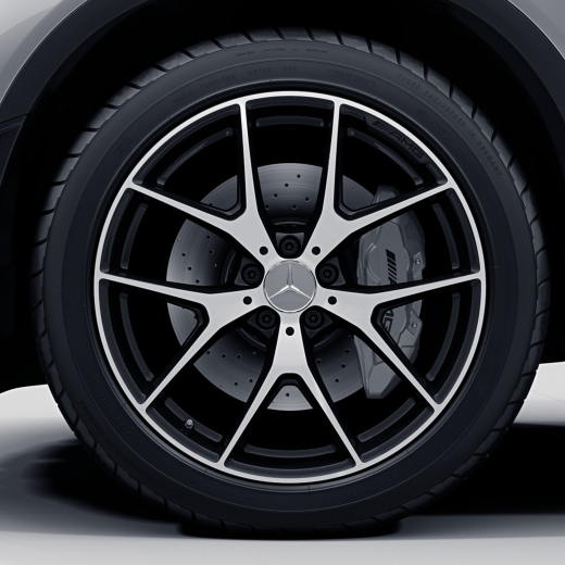 Llantas AMG de 20 pulgadas original Mercedes-Benz X253/C253 negro radios cruzados | A2534015500/5600-7X23