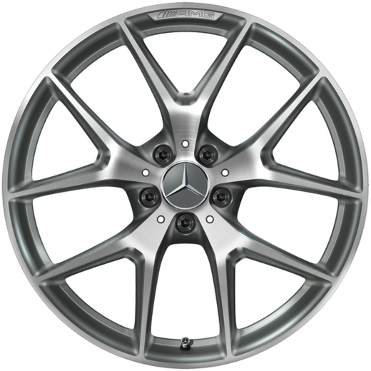 Llantas AMG de radios cruzados 20 pulgadas originales Mercedes-Benz X253/C253 gris | A2534015500-7X21
