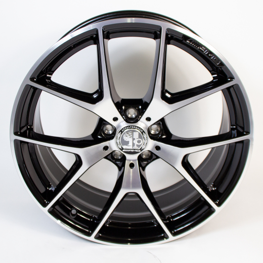 AMG 20 pulgadas llantas de radios cruzados original Mercedes-Benz X253/C253 negro | A2534015500-7X23