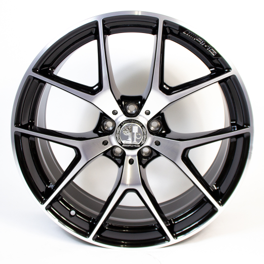 AMG 20 pulgadas llantas de radios cruzados original Mercedes-Benz X253/C253 negro | A2534015500-7X23