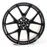 Juego de llantas AMG 20 pulgadas negro brillante GLC 253 rueda de radios cruzados original Mercedes‑